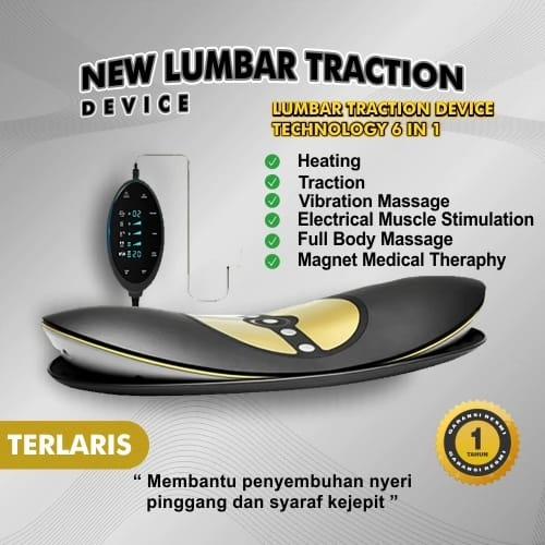 Gambar DR New Lumbar Traction Device Premium Fisioterapi Saraf Kejepit Tubuh Therapy Punggung Hitam Perawatan Elektrik - LUMBAR  dari Laser Mall OfficialStore undefined Tokopedia