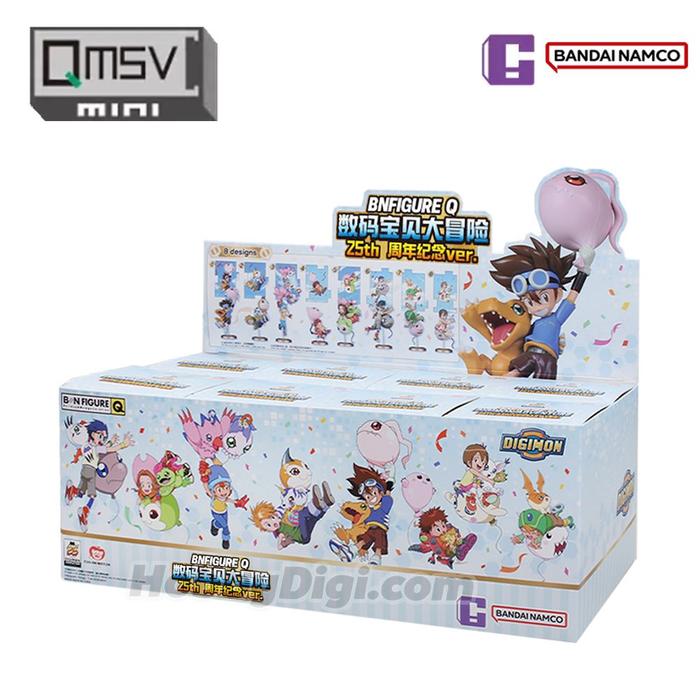Gambar BN Figure Q Digimon Adventure 25th Anniversary 8 Styles PVC Figure Blind Box BNF Bandai - Boxset dari Hobbiesland_NEW undefined Tokopedia
