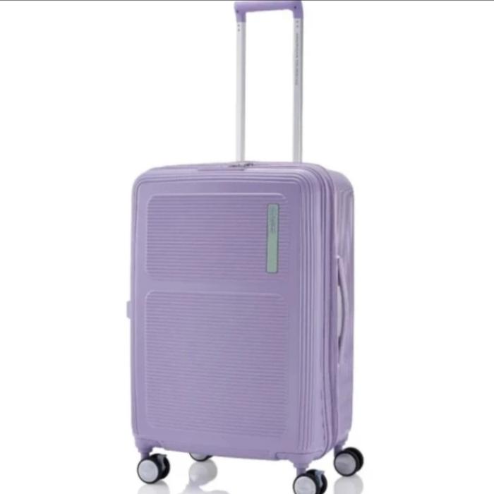 Gambar Koper American Tourister Maxivo Spinner Large 28" Inch Hardcase TSA - Lavender dari Travel Luggage Collection undefined Tokopedia