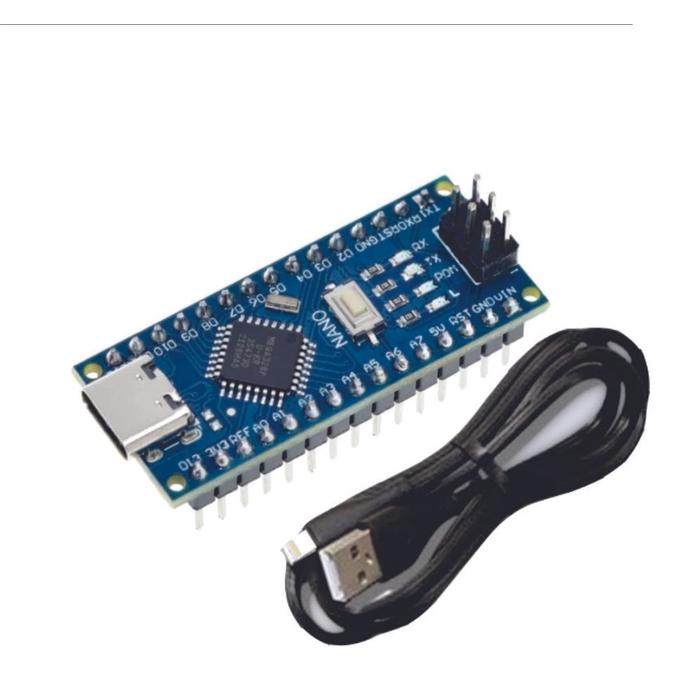 Gambar Arduino_Nano V3 ATMEGA328P  USB Type C Nano V3 Compatible - SOLDER+KABEL dari TOKO RYTECH undefined Tokopedia