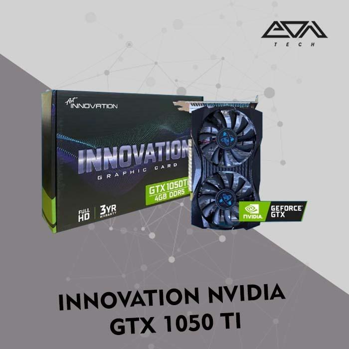 Jual VGA Innovation Nvidia GTX 1050 Ti 4GB GDDR5 (Dual Fan) 128