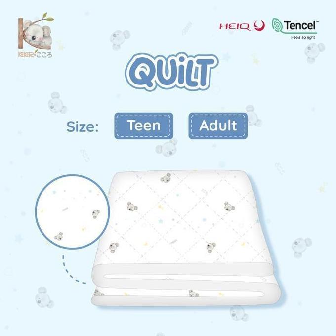 Gambar KOKORO STORY Quilt Blanket Bed Cover / Selimut Dingin Dewasa Tebal Bedcover Cooling Blanket Motif Karakter Halus Lembut Bahan Tencel - Teen, Regular dari Smartis Store undefined Tokopedia