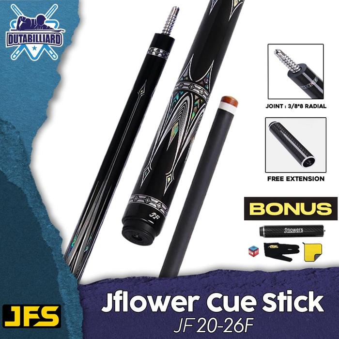 JFlower 20-26 JFLOWERS Cue JF 20-26 Gold Armor Billiards Kit