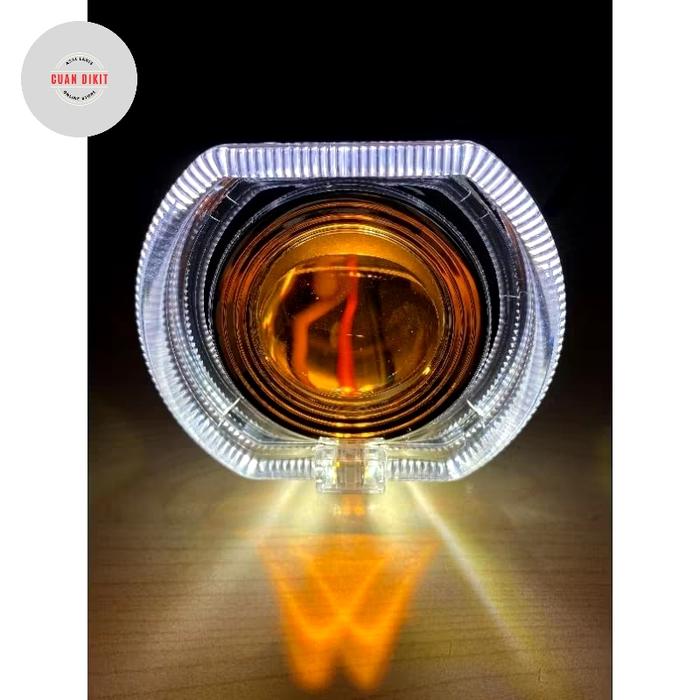 Gambar LAMPU PROJIE BILED 4.5INCH 45 WATT PUTIH KUNING 12V - 36V MOTOR MOBIL - White Yellow dari CUAN DIKIT ASAL LARIS undefined Tokopedia