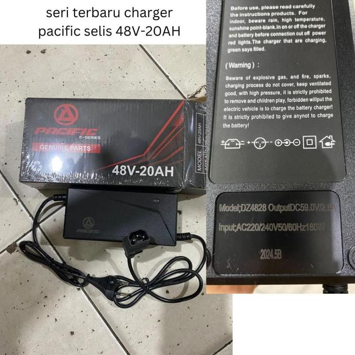 Gambar HOT SALE Pacific Universal Charger Sepeda Listrik 48 60Volt Selis E-BIKE MOTOR LISTRIK MOLIS 20AH & 30AH & 20AH 48V 60V 72V Exotic Sprinter Veloce Cooltech Groza - SELIS 48V-20AH dari Abaya Instore undefined Tokopedia