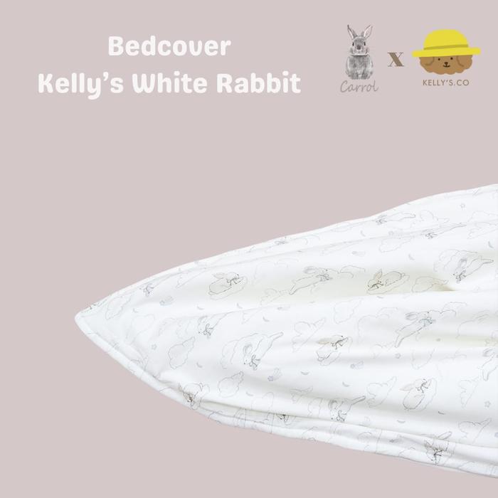 Gambar Carrol Baby X Kelly's.co Bedcover Quilt Tencel - Blanket Double Tencel - Selimut Tencel Tebal - White Rabbit, Baby Size dari Carrol Baby undefined Tokopedia