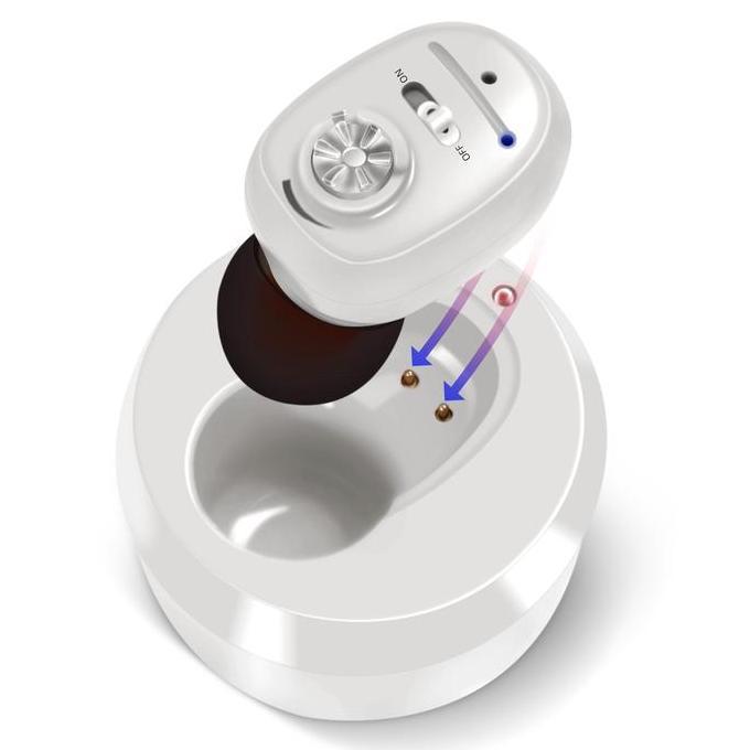 Gambar Alat Bantu Dengar asli pendengaran telinga orang tua mini hearing aids - Putih dari Shiny Shop Jkt undefined Tokopedia