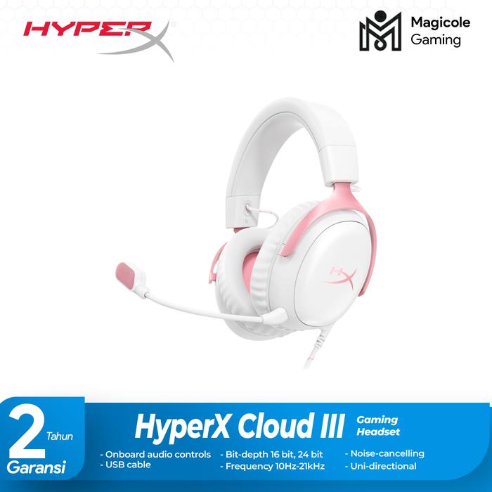 Cloud Iii Hyperx Headset Pink And White Jual HyperX Cloud III