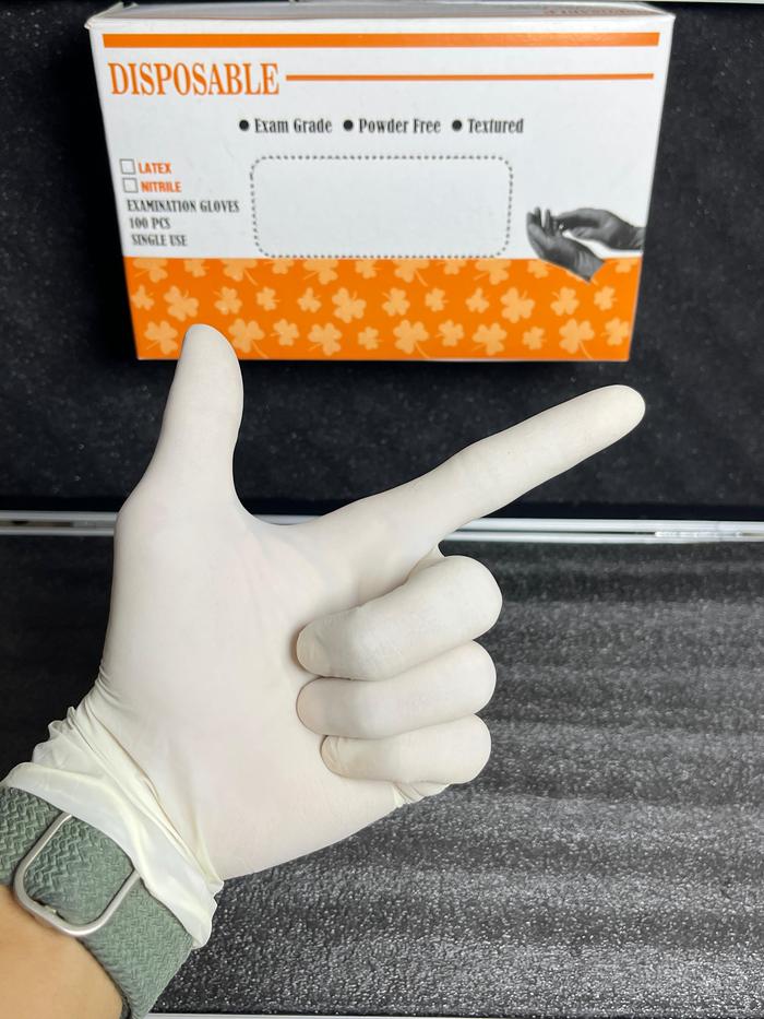 LATEX POWDER FREE FOODGRADE D'GLOVE SARUNG TANGAN M