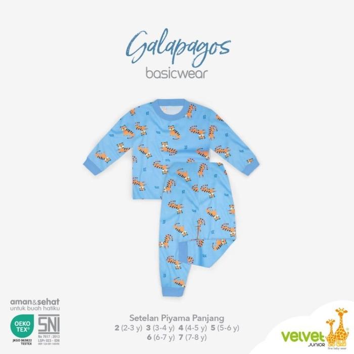 Gambar PIYAMA BIG SIZE BOY 2 3 4 5 6 7 8 9 10 VELVET JUNIOR - Gala Tiger, 2 dari ROYAL BABY INDONESIA undefined Tokopedia