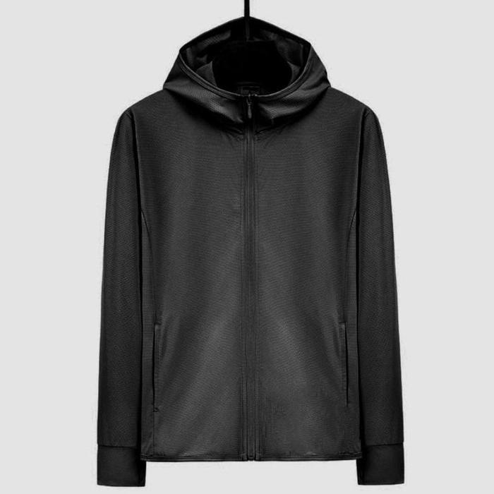 Gambar Promo Jaket Pria Wanita Olahraga Outdoor Sun Protection Anti Uv Jaket Mesh Hoodie Airism Promo - Hitam, Size M 45-55 kg dari Geisyuku Shop undefined Tokopedia