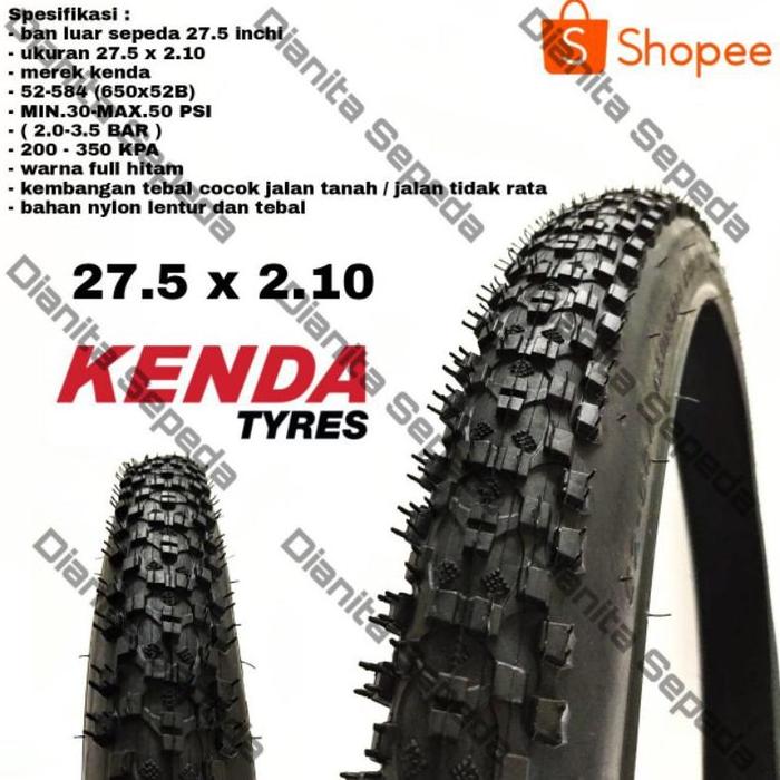Jual top Ban Luar x 10 210 27 Kenda Small Block