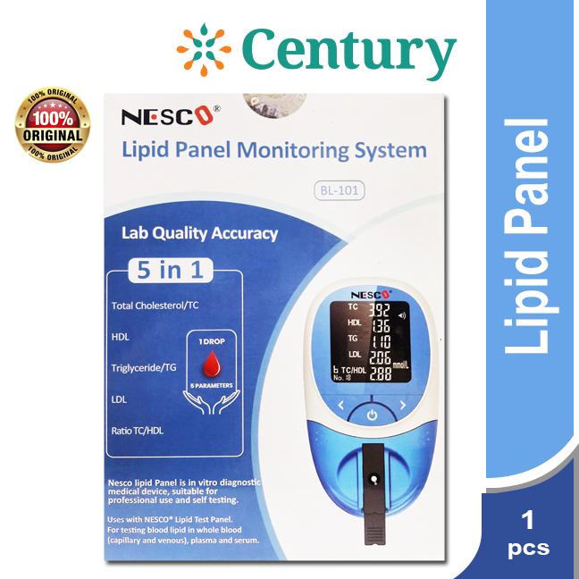 Gambar NESCO LIPID PANEL 5IN1 BL-101 / PERLENGKAPAN MEDIS / ALAT DIAGNOSA dari Apotik Century undefined Tokopedia