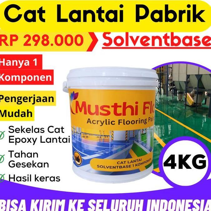 Gambar Cat Lantai Pabrik Cat Lantai Gudang Solventbase Sekelas Epoxy 5Kg - clear - CLEAR dari DUAPUTRA CAT undefined Tokopedia