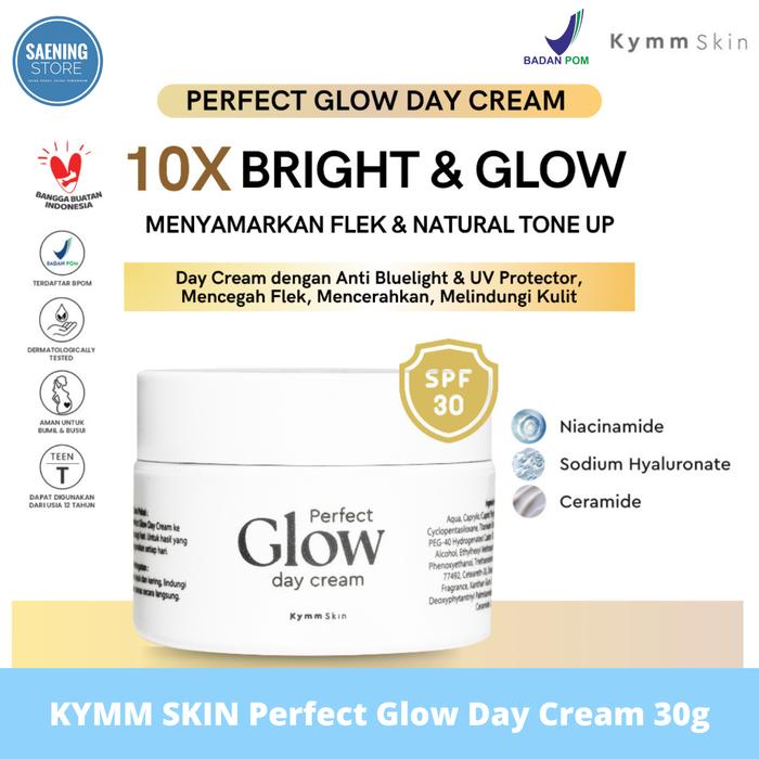 Gambar KYMM SKIN Perfect Glow Day Cream - UV Protector & Anti Bluelight - 30 gr dari Saening Store Beauty ID undefined Tokopedia