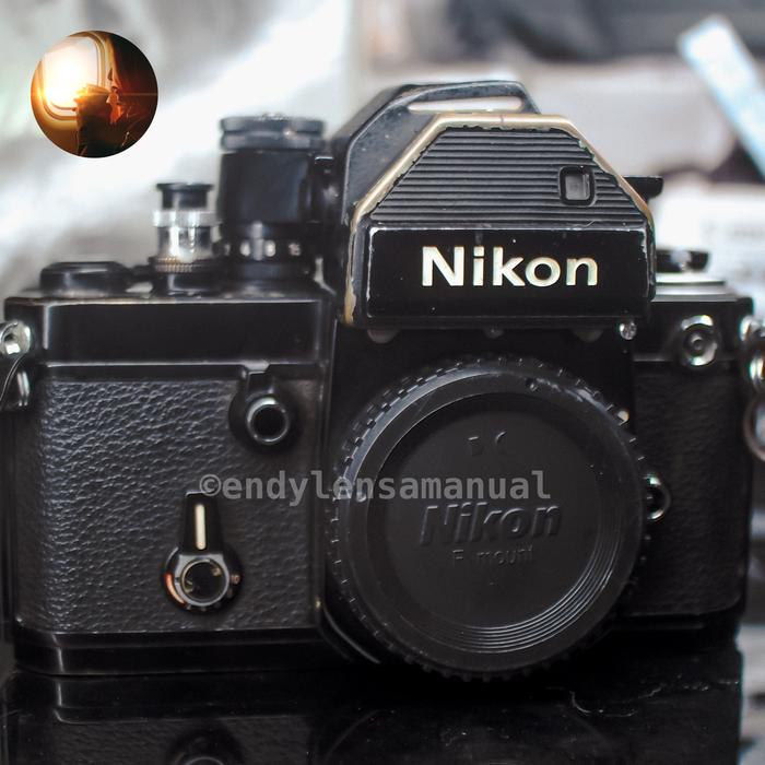 Kamera Analog Vintage Film 35mm Nikon F2 Hitam Body Only Lm On
