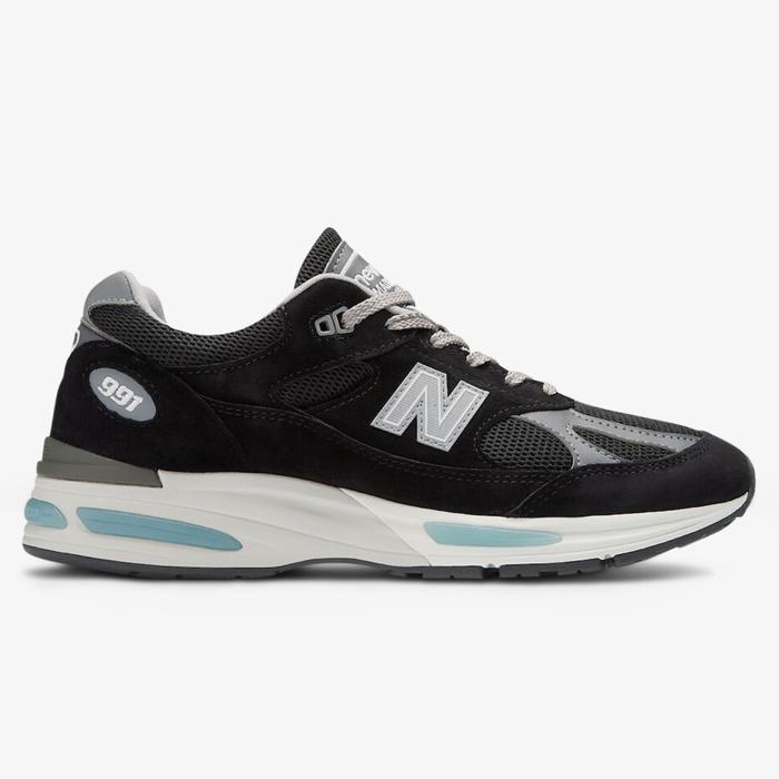 New Balance 991v2 Black White Made In UK U991BK2 ORIGINAL NB 991 v2 43 di  Tokopedia