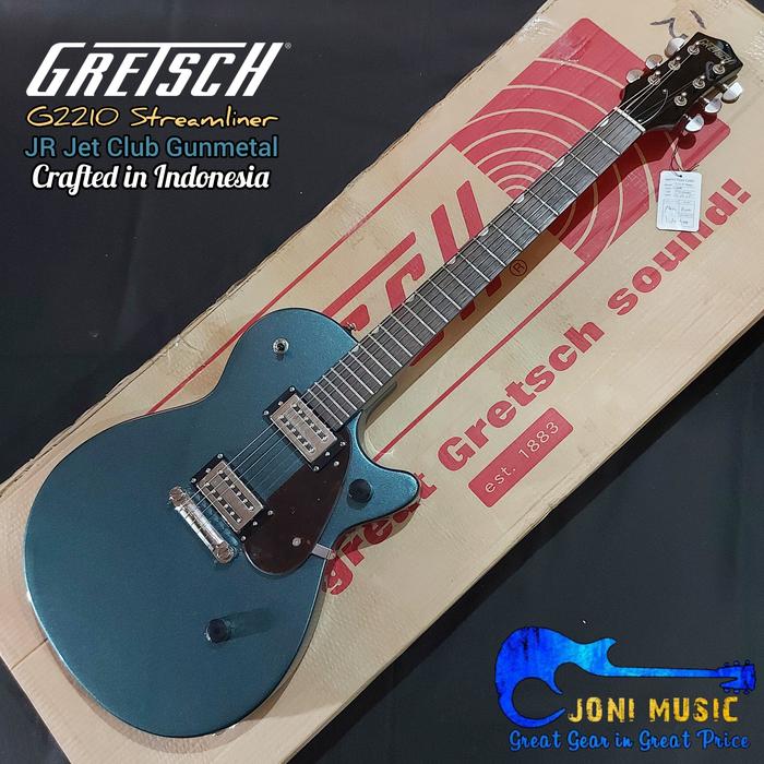 Gambar Gitar Gretsch G2210 Streamliner Junior Jet Club - Gunmetal dari Joni Music undefined Tokopedia