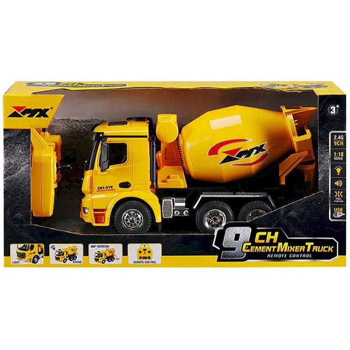 Gambar Truck Rc Mercedes-Benz Cement Mixer Dump Truck 1:18 Truck Pasir Truck Molen 2.4Ghz - Truck Mixer 9CH dari jktoysandkids undefined Tokopedia