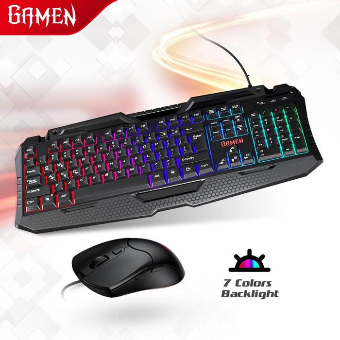 Gambar GAMEN Keyboard Mouse Gaming Combo Station II 3600 DPI 7 Mode RGB Backlight Anti-Ghosting 19 Tombol Keyboard Gaming Mouse Gaming Keyboard Gaming Keyboard Gaming RGB Keyboard Gaming Murah Keyboard Dan Mouse Gaming Original - Garansi 1 Tahun ** dari GROSIR UHRHEJ63828 undefined Tokopedia