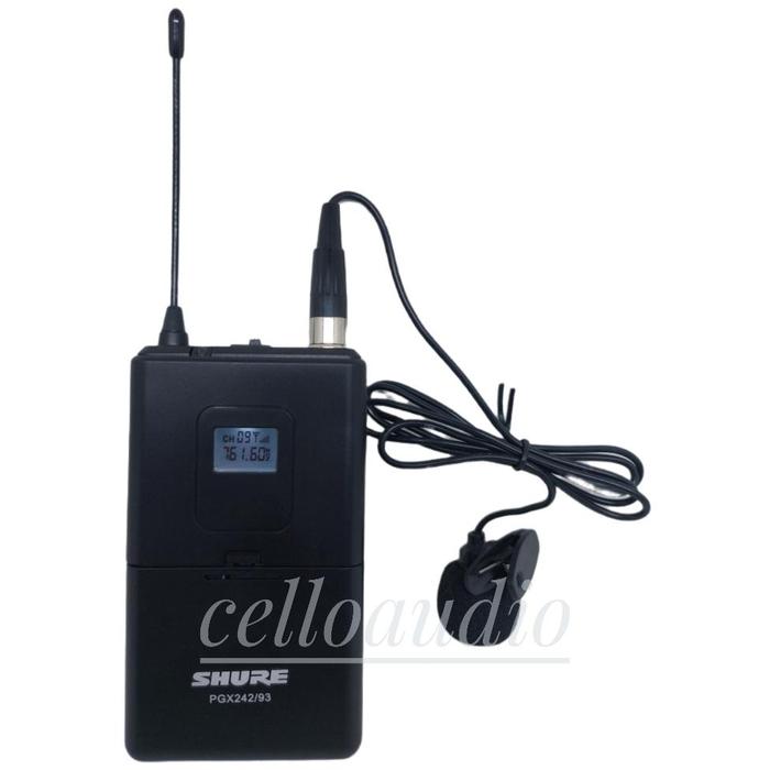 Gambar Mic Wireless SHURE PGX 242/93 (Handle + Clip on + Headset) Microphone Wireless Shure Termurah Original Ready Kirim dari Aura-Anggun undefined Tokopedia