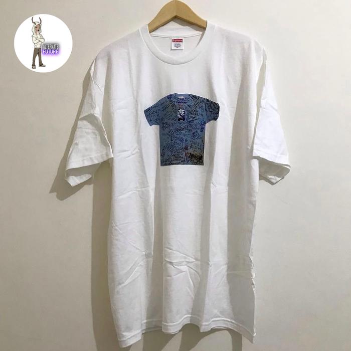 Jual Supreme 30th Anniversary First Tee White - XL (80 x 61 Jual Supreme 30th Anniversary First Tee White - XL (80 x 61