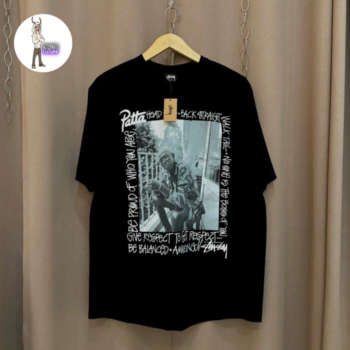 Jual Stussy x Patta Respect Tee Black - S - Kota