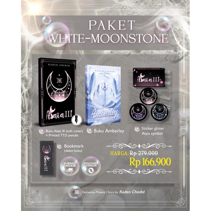 Gambar Buku Novel Alaia III - Raden Chedid - Fantasious - Bumifiksi - Bund Alaia II - WHITE-MOONSTONE dari Bumi Fiksi Makassar undefined Tokopedia