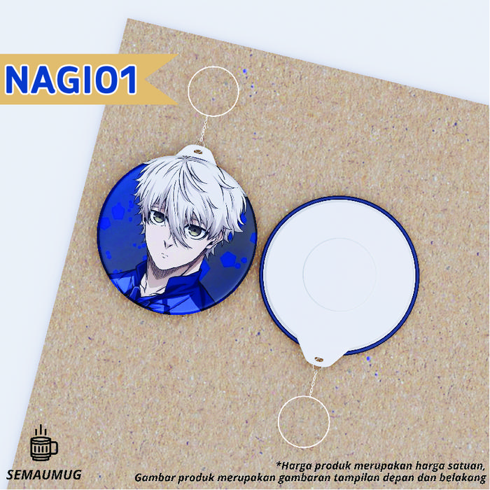 Gambar GANTUNGAN KUNCI NAGI SEISHIRO BLUE LOCK GANCI BULAT ANIME LUCU CUSTOM SEMAUMUG - NAGI 1, 44 MM dari semaumug undefined Tokopedia