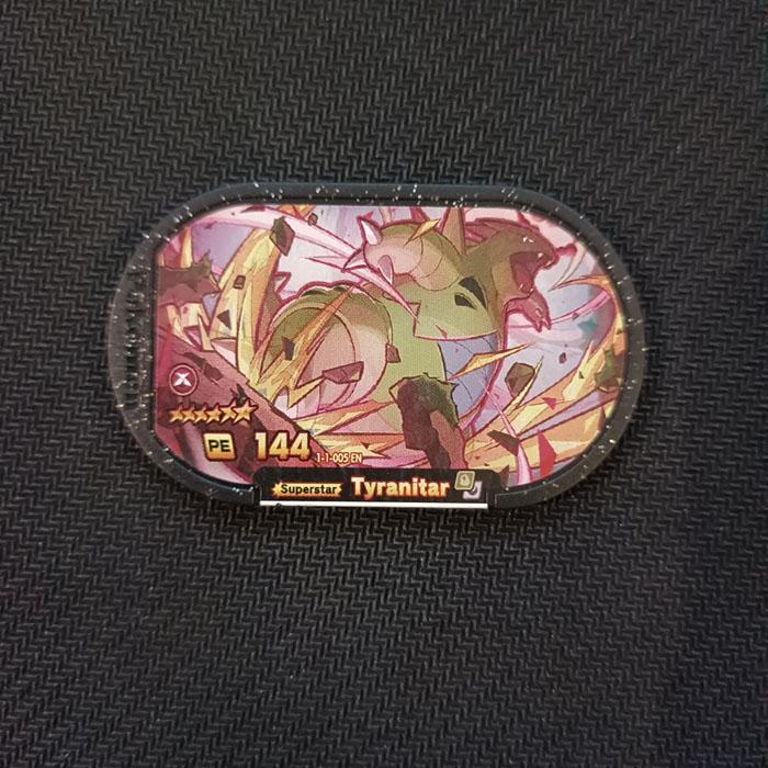 Gambar Pokemon Mezastar (Bintang 6) Superstar Pokemon - Tyranitar dari Pokemon Tretta LEGEND undefined Tokopedia
