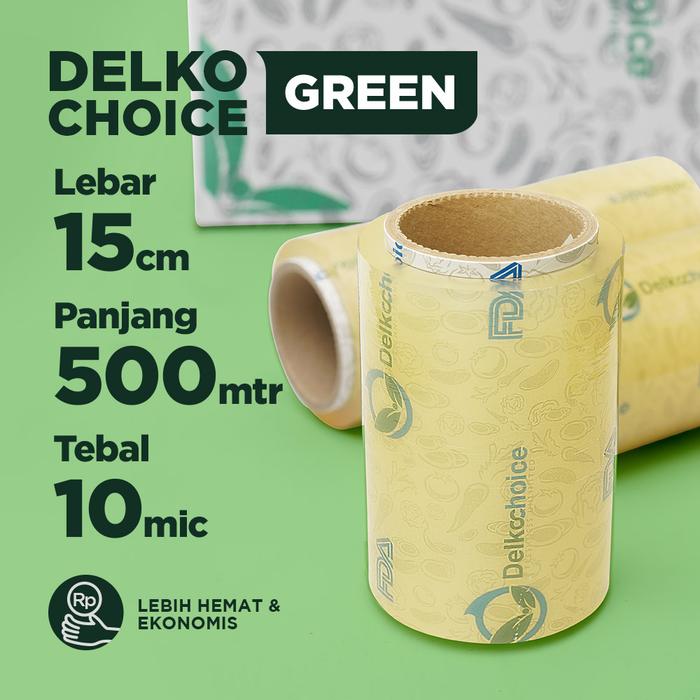 Gambar Plastik FOOD GRADE Wrapping Makanan / Stretch Film Wrap Bungkus Barang - DCHIJAU 15X500m dari dkm packing undefined Tokopedia