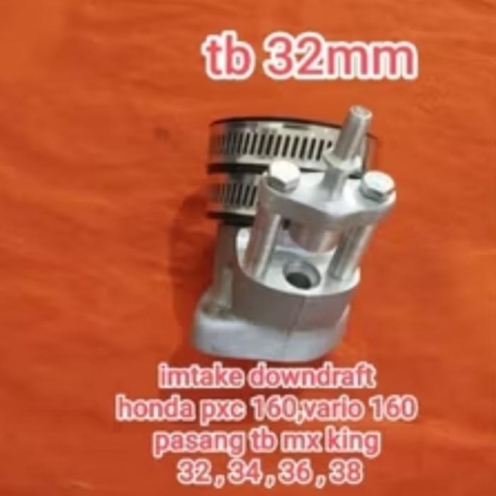 Gambar intake downdraft vario 160 , pcx 160 pasang tb mx king uma , barrel - untuk tb 36 dari Chan Sparepart Motor undefined Tokopedia