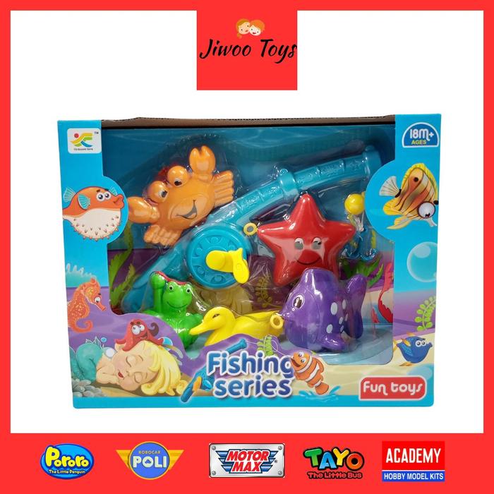 Gambar Mainan Pancing Ikan Pancingan Anak Fishing Game Toys HW20100671 dari Jiwoo Toys undefined Tokopedia