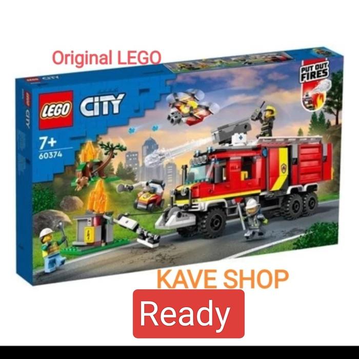 Gambar LEGO 60231 City : Fire Chief Response Truck / LEGO 60374 City : Commander Truck - ready dari Kave.Shop undefined Tokopedia