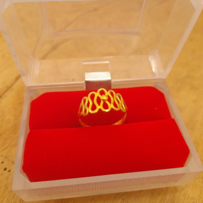 Gambar Cincin model 8 Emas 23 K 97 % Berat 2,5 gram dari Toko_Emas_Ananda_Jaya undefined Tokopedia