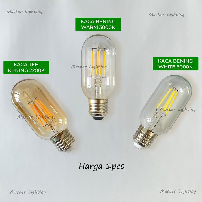 Gambar Lampu Filamen Edison Light Bulbs Type L130AK - kuning 2200K dari Masterlighting undefined Tokopedia