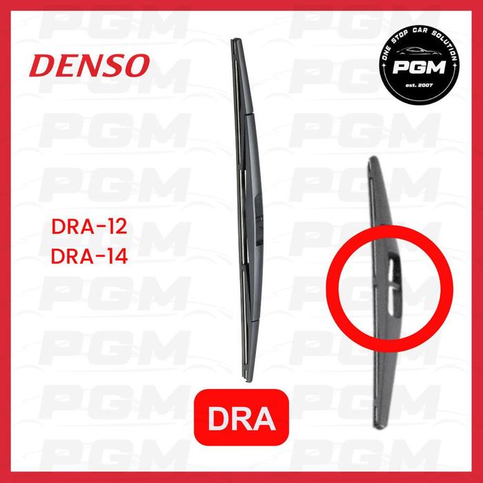 Gambar Wiper Belakang Rear Wiper Denso DRA / DRB Ukuran 12 & 14 Inch - DRA, 12 dari sparepartmobilz undefined Tokopedia