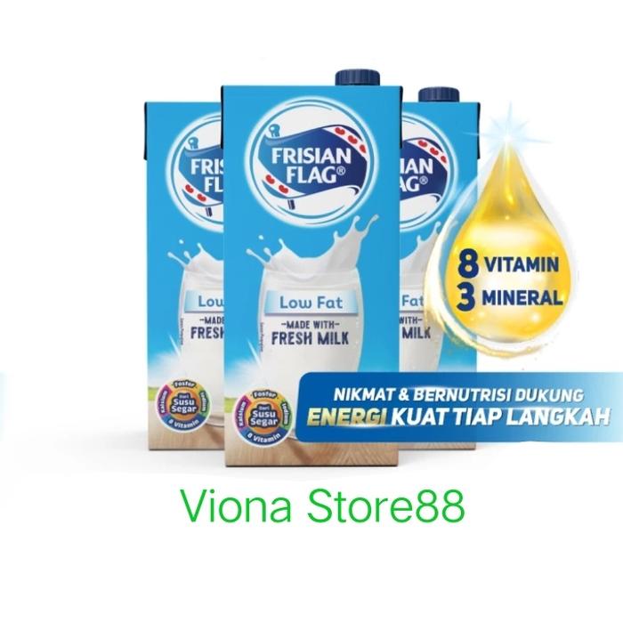 Gambar Frisian Flag Susu UHT Low Fat 900ml [3 Pcs] dari Viona Store88 undefined Tokopedia