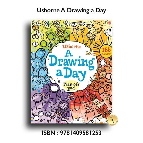 Gambar Buku Usborne A Puzzle A Day Philip Clarke Melatih Otak Kiri Kanan Anak - Drawing dari Sahabat Buku Anak undefined Tokopedia