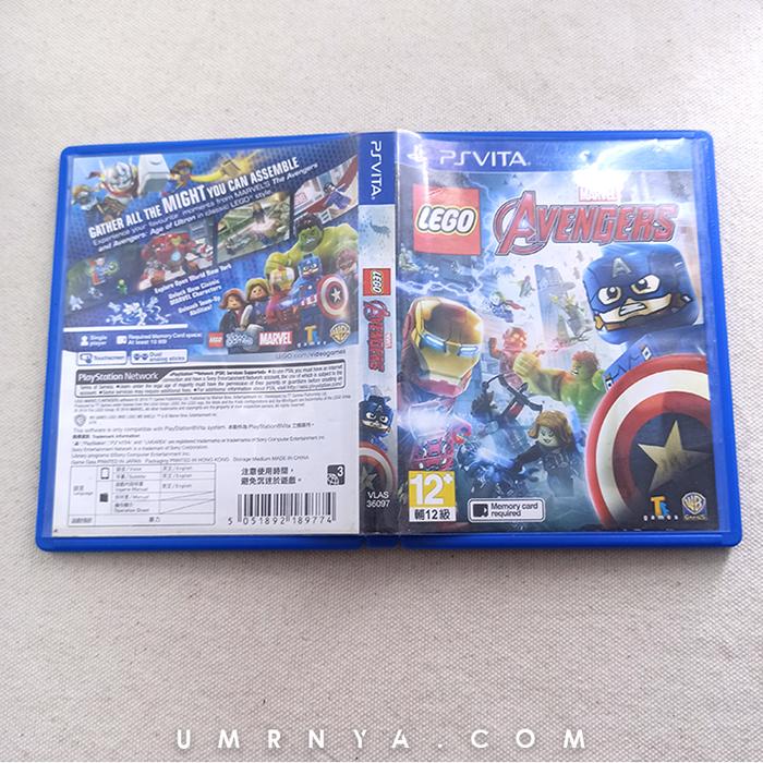 BOX COVER ONLY, Kaset Game Lego Marvel's Avengers Avenger PsVita Cartridge  PS Vita Games Box Cover Only di Umrnya Tokopedia