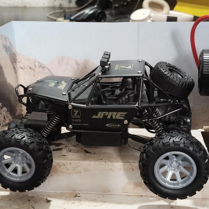 Gambar Mobil Remote Kontrol OFF ROAD ALLOY METAL Mainan RC Remot Control 1:18 - Hitam dari Zodiac Remote Control undefined Tokopedia