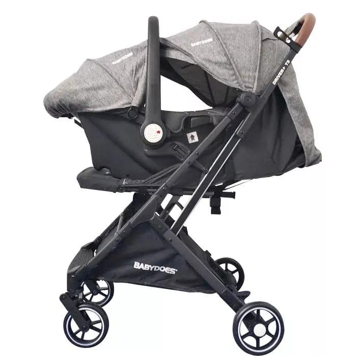Gambar Stroller + Car Seat Babydoes Driver+ TS 2249 Kereta Dorong Bayi - DriverTsGrey, PLASTIC WRAP dari Tembem Baby Mart undefined Tokopedia