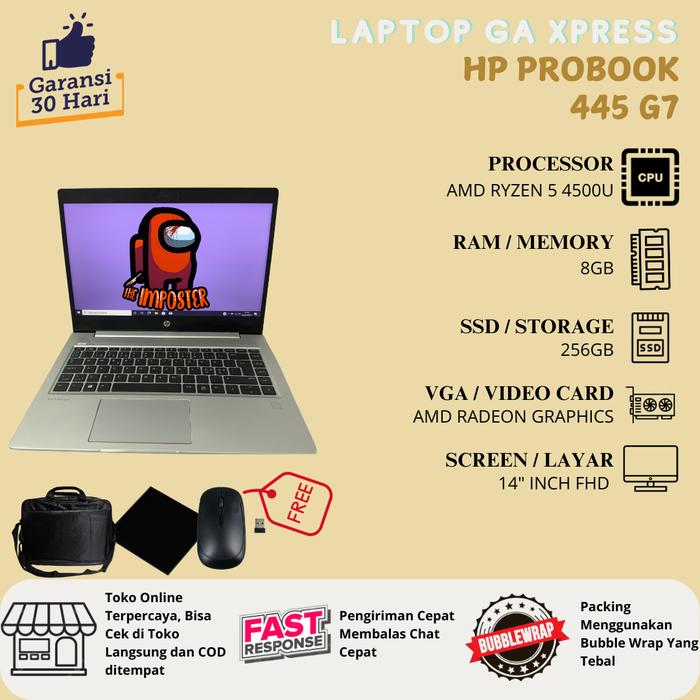 Amd Ryzen Hp Probook 445 G7 4500u Ryzen 4500u Ghz HP Probook 445