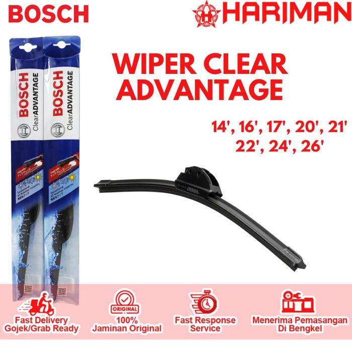 Gambar Wiper Mobil Frameless Bosch Satuan 14, 16, 17,18, 19, 20, 21, 22, 24, 26 - 22 dari Anggara993 undefined Tokopedia