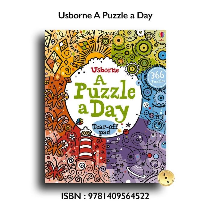 Gambar Buku Usborne A Drawing A Day Sam Smith Melatih Otak Kanan Kiri Anak - Puzzle a day dari Sahabat Buku Anak undefined Tokopedia