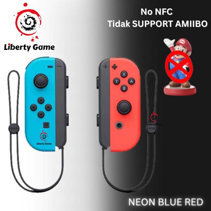 Gambar Nintendo Switch Joycon Switch Joy Con Switch V1 V2 Joycon Oled / Joy stick / Stik 3RD Party - Neon Blue Red dari Liberty Game Store undefined Tokopedia
