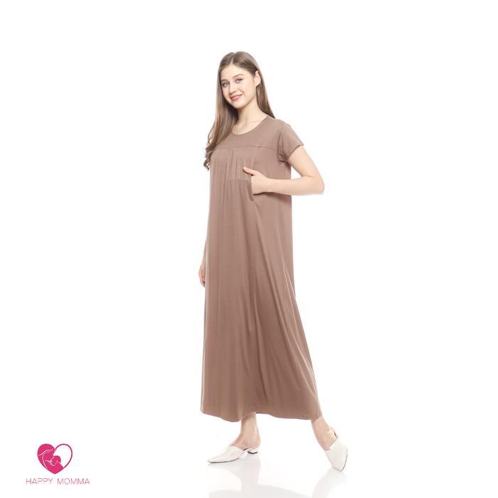 Gambar Dress hamil / baju menyusui Laura Black - Frappucino dari Baju Hamil Menyusui Happymomma undefined Tokopedia