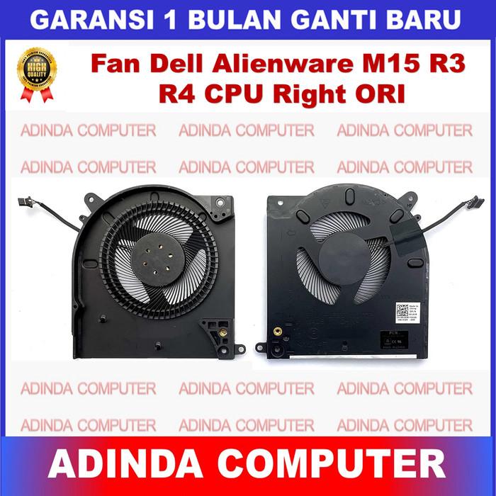 Gambar Kipas Fan Dell Alienware M15 R3 R4 RTX 2070 3070 TG9V0 D1X38 FM7C FM7D 0H0YNP H0YNP P87F002 P87F003 CPU Kanan GPU Kiri Sepasang ORI - CPU dari Adinda Computer undefined Tokopedia