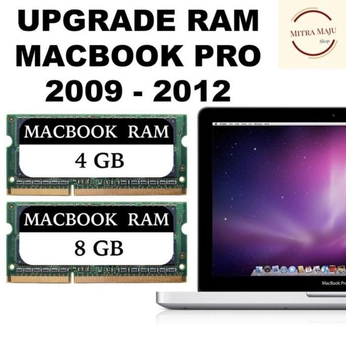 Gambar Ram Macbook Pro 4Gb 8Gb 16Gb Ddr3 Tahun 2009 2010 2011 2012 Memory Unibody dari Laryss undefined Tokopedia