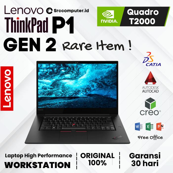 Learning Computer P1000 Jual Lenovo Thinkpad P1 Gen 1 Core i7 Gen-8/RAM 32GB/SSD 512GB/Quadro ...